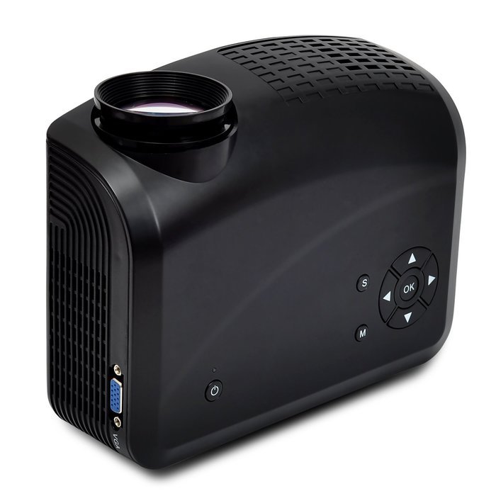 LCD Home Theater Projector VGA (640x480) 500 Lumens LED 4:3/16:9 N2