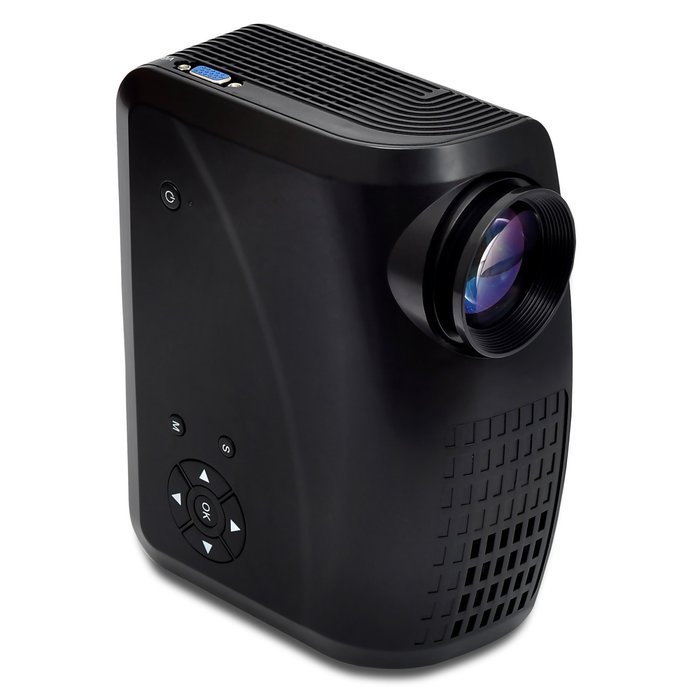 LCD Home Theater Projector VGA (640x480) 500 Lumens LED 4:3/16:9 N3