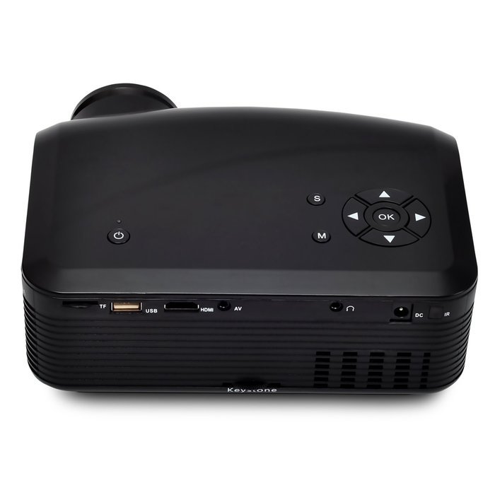 LCD Home Theater Projector VGA (640x480) 500 Lumens LED 4:3/16:9 N5