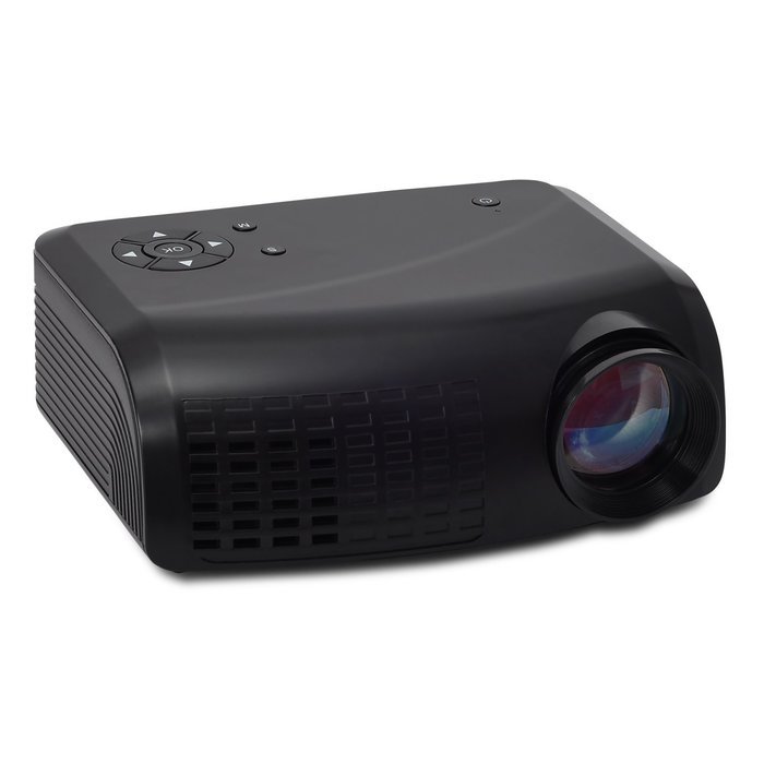LCD Home Theater Projector VGA (640x480) 500 Lumens LED 4:3/16:9 N6