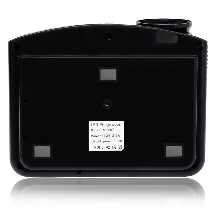 LCD Home Theater Projector VGA (640x480) 500 Lumens LED 4:3/16:9 N7