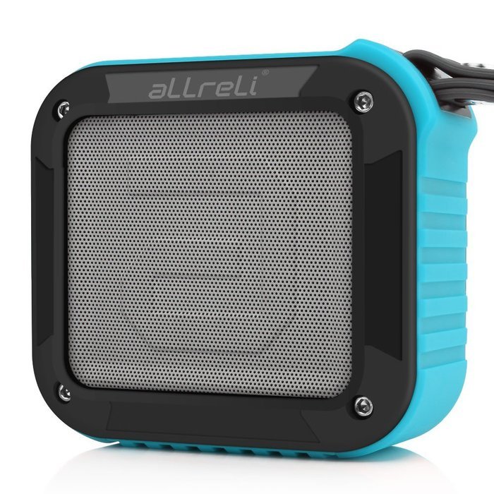 Portable Outdoor and Shower Bluetooth Speaker, aLLreLi Bluetooth 4.0 Speaker with 10 Hour Rechargeable Battery...