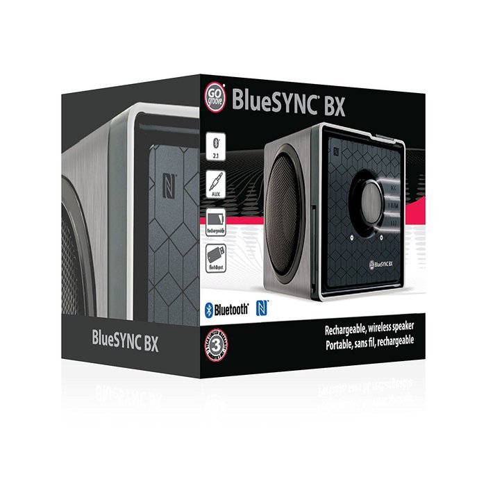 GOgroove BlueSYNC BX Portable Multimedia Bluetooth Speaker with NFC Technology and Removable Battery - Works With... N9