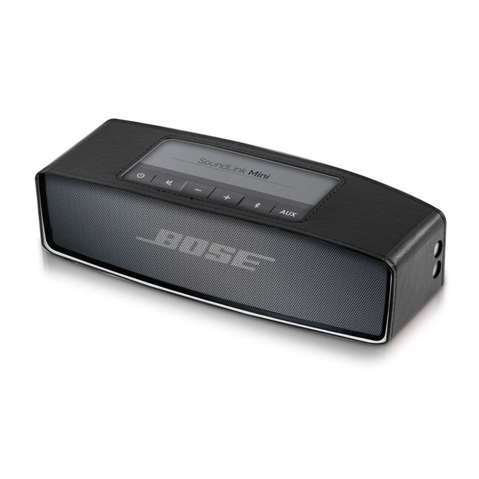 kwmobile Elegant synthetic leather case for Bose SoundLink Mini Speaker in dark blue N11