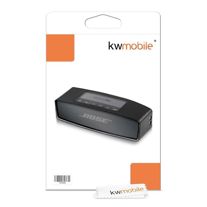 kwmobile Elegant synthetic leather case for Bose SoundLink Mini Speaker in dark blue N15