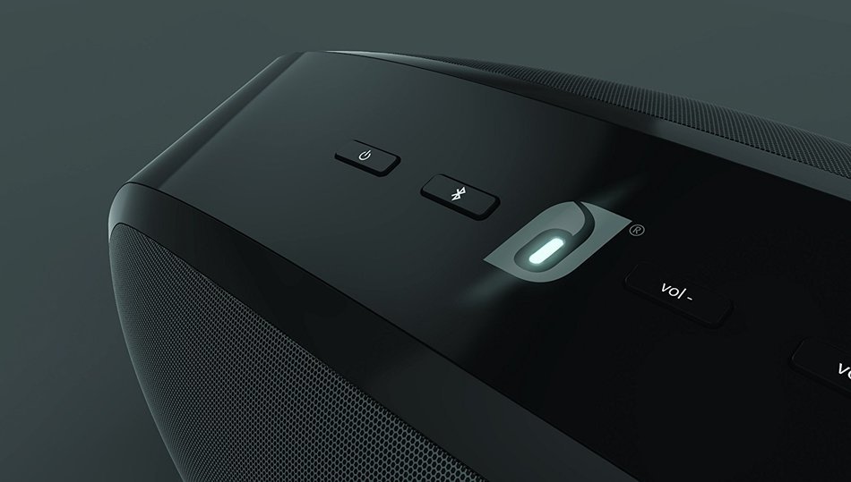 Damson Oyster Bluetooth Speaker - Black N2