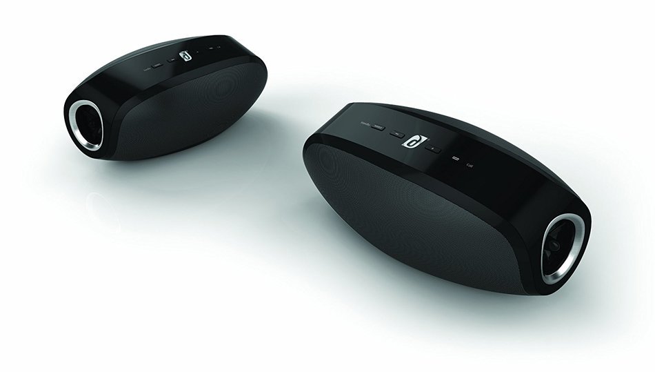 Damson Oyster Bluetooth Speaker - Black N3