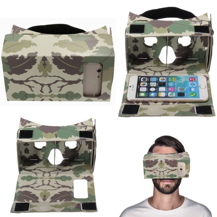 BephaMart DIY 3D VR Box Virtual Reality Glasses Head Mount For Google Cardboard iPhone Samsung Phone N2