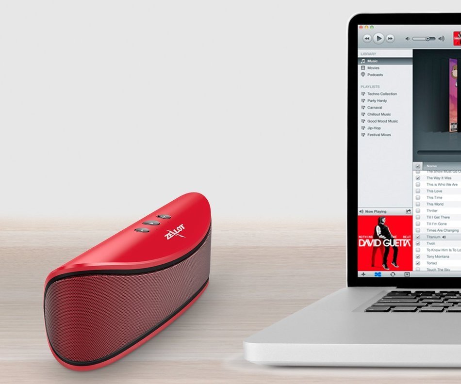 Bluetooth Speakers, ZEALOT S2 Portable Wireless Speakers, Desktop Computer Speakers with Enhanced Bass, Build... N12