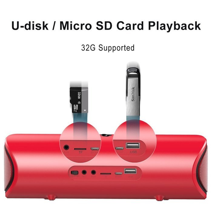 Bluetooth Speakers, ZEALOT S2 Portable Wireless Speakers, Desktop Computer Speakers with Enhanced Bass, Build... N13