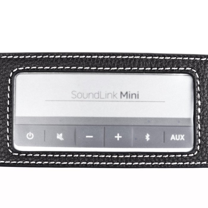 Cosmos &reg; Black Color PU Leather Protective Cover Case Skin Sleeve Bumper for Bose Soundlink Mini Wireless Bluetooth... N2