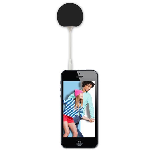 Quikcell Portable Speaker for Apple & Android - Retail Packaging - Black/Black N2