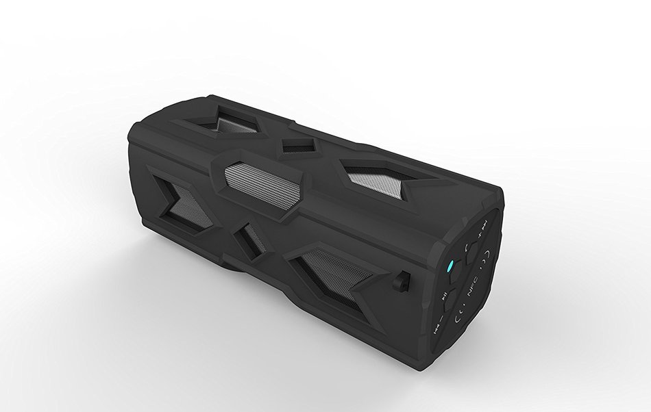 Fashion Outdoor Protable Waterproof Stereo Wireless Bluetooth 4.0 Speaker Subwoofer Built in Mic/3600mAh Power... N7
