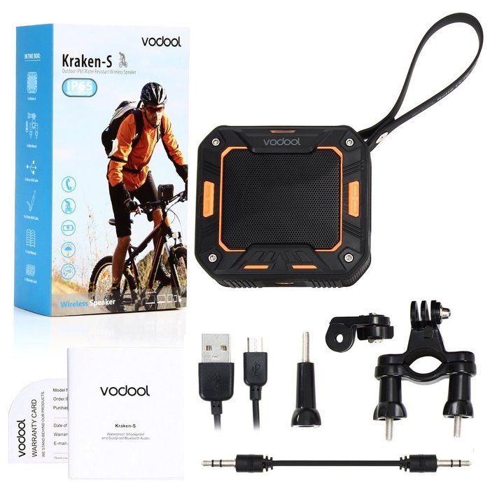Vodool Bluetooth 3.0 Portable Wireless Bluetooth Speakers ,Waterproof Shockproof Dustproof Speaker 2000mAh ,Waterproof... N7