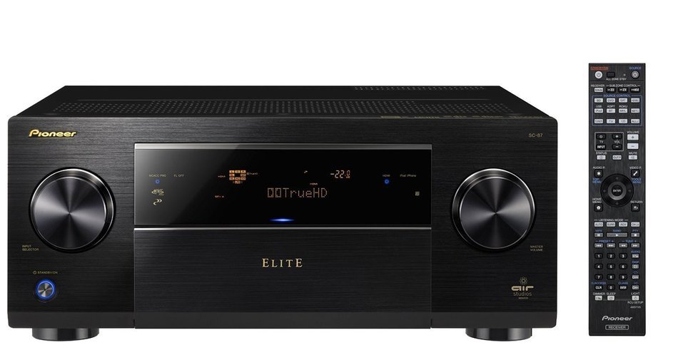 Pioneer Elite SC-87 9.2-Channel Class D3 Network A/V Receiver with HDMI 2.0 + Sennheiser HD201 Lightweight Over-Ear... N2