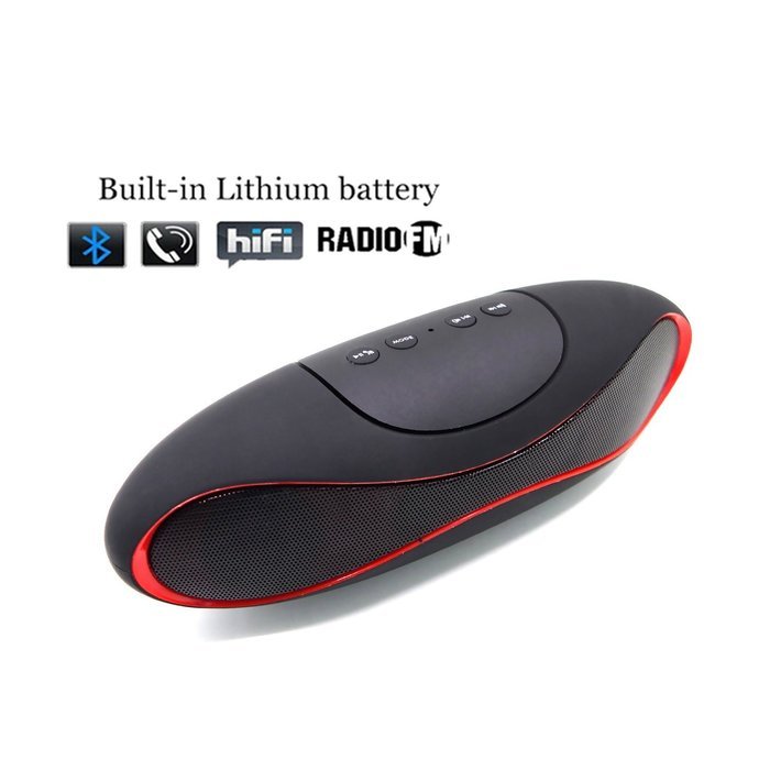 JS-BASE Bluetooth 3.0 Speaker with NFC, Wireless Portable Stereo Sound Speaker with Microphone,Support FM & TF...