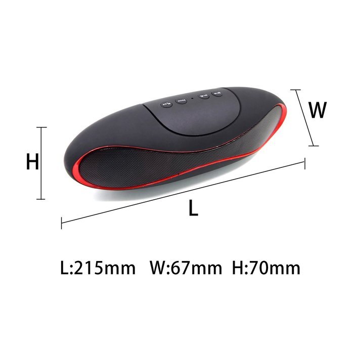 JS-BASE Bluetooth 3.0 Speaker with NFC, Wireless Portable Stereo Sound Speaker with Microphone,Support FM & TF... N3