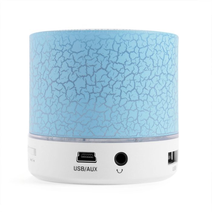 Bluetooth Speaker, Mini Portable Bluetooth Wireless Speaker with Colorful LED Light and Build-in Mic, Support... N3