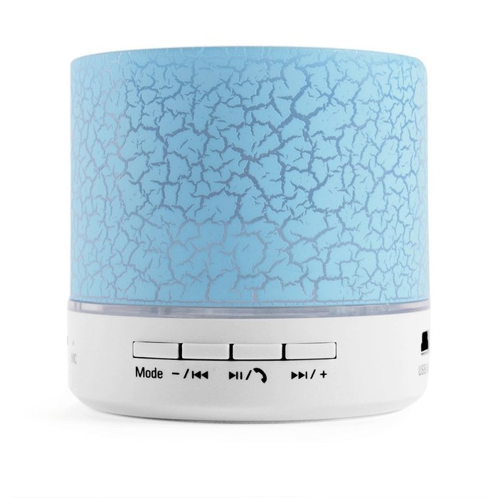 Bluetooth Speaker, Mini Portable Bluetooth Wireless Speaker with Colorful LED Light and Build-in Mic, Support... N4