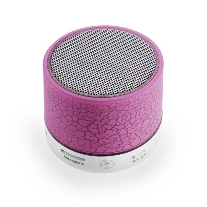 Bluetooth Speaker, Mini Portable Bluetooth Wireless Speaker with Colorful LED Light and Build-in Mic, Support... N15