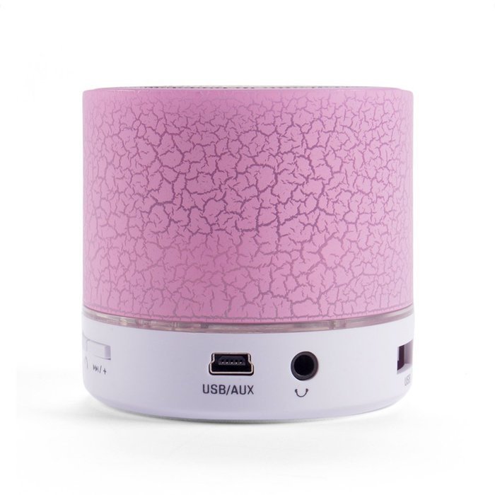 Bluetooth Speaker, Mini Portable Bluetooth Wireless Speaker with Colorful LED Light and Build-in Mic, Support... N16