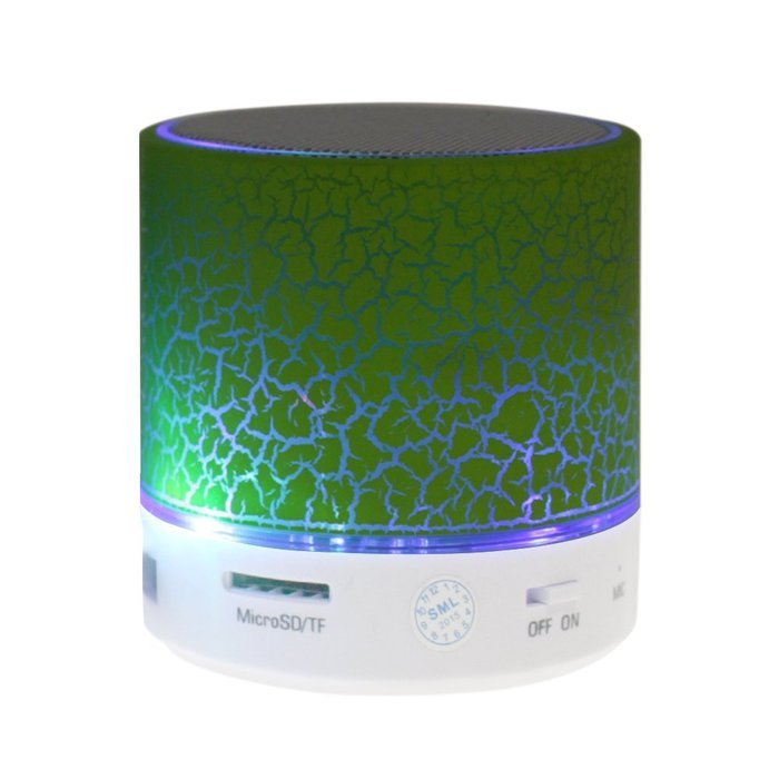 Bluetooth Speaker, Mini Portable Bluetooth Wireless Speaker with Colorful LED Light and Build-in Mic, Support... N21