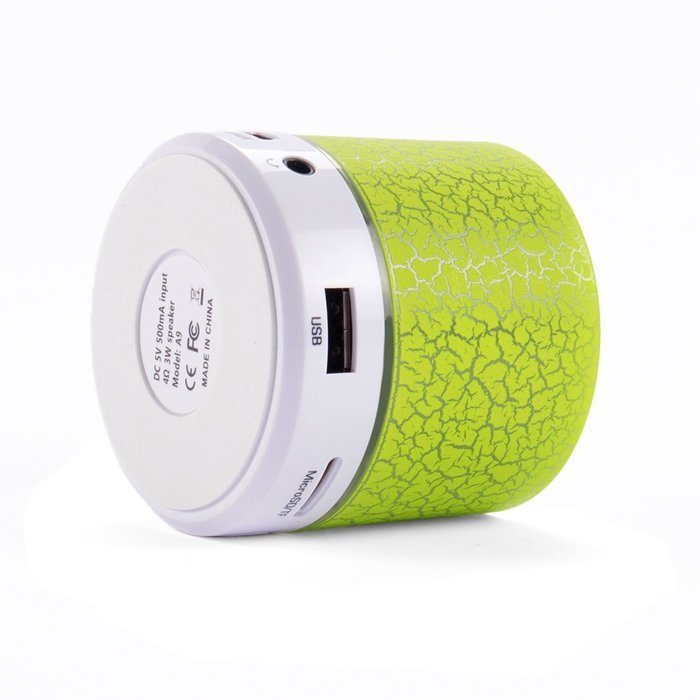 Bluetooth Speaker, Mini Portable Bluetooth Wireless Speaker with Colorful LED Light and Build-in Mic, Support... N25