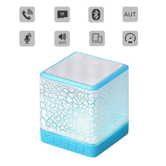 XENCEN Mini Portable LED Bluetooth Speakers ,Wireless Speaker Lamp With Coloful Ligths Bass Speaker For Iphone... N2