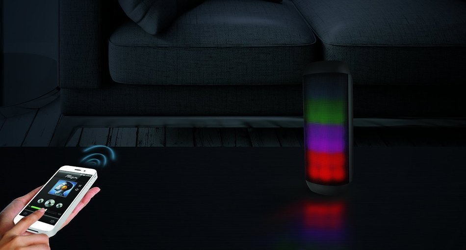 XENCEN Mini Portable LED Bluetooth Speakers ,Wireless Speaker Lamp With Coloful Ligths Bass Speaker For Iphone... N12
