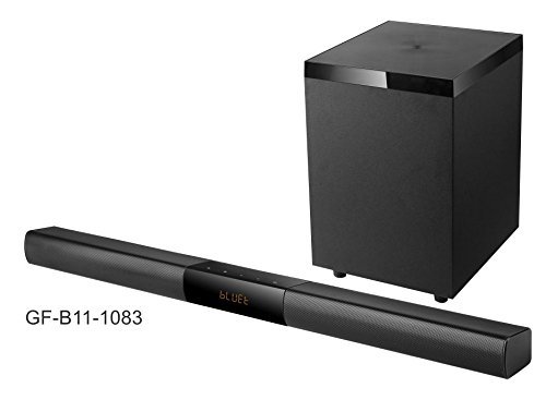 GForce GF-B11-1083 Bluetooth Sound-bar System With Subwoofer, Speaker, & Remote Control