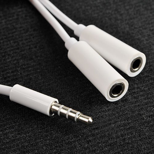 BephaMart 5X 3.5mm Jack Y Splitter Audio Headphone Stereo Adapter N2