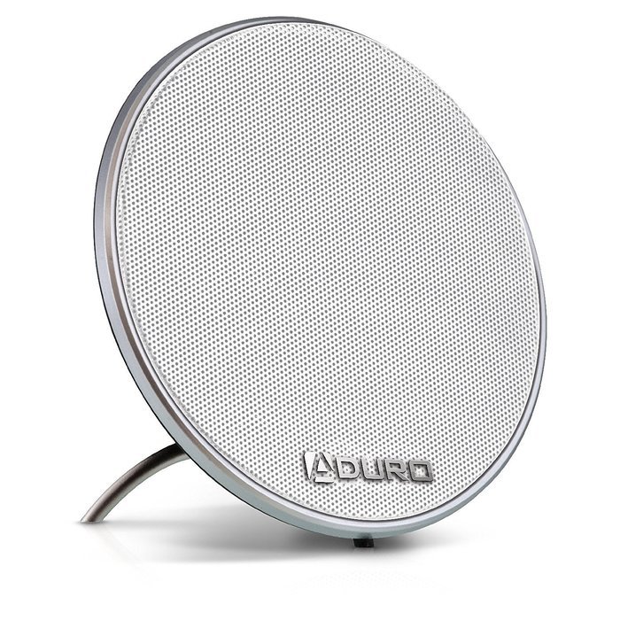 Aduro Amplify DSS-08-BSP25 Wireless Bluetooth 4.0 Dual Stereo Speakers (White) N3