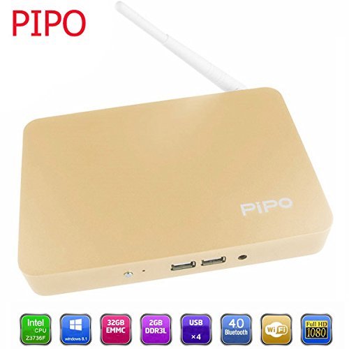 PIPO X7S Smart TV BOX Windows 8.1 Android 4.4 Dual OS Mini PC Intel Z3736F 2G RAM 32G ROM Quad Core Media Player