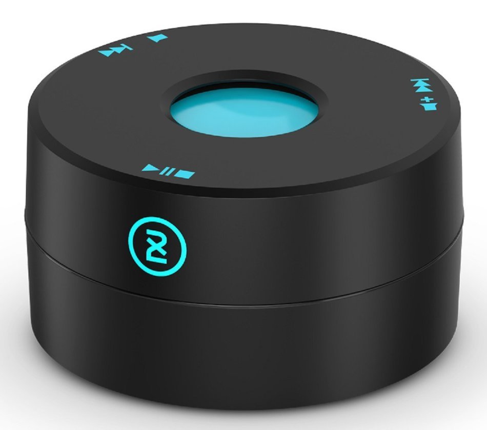 2XL X7RGGZ-847 Ringer Portable Bluetooth Speaker, Dark Grey and Black with Hot Lime