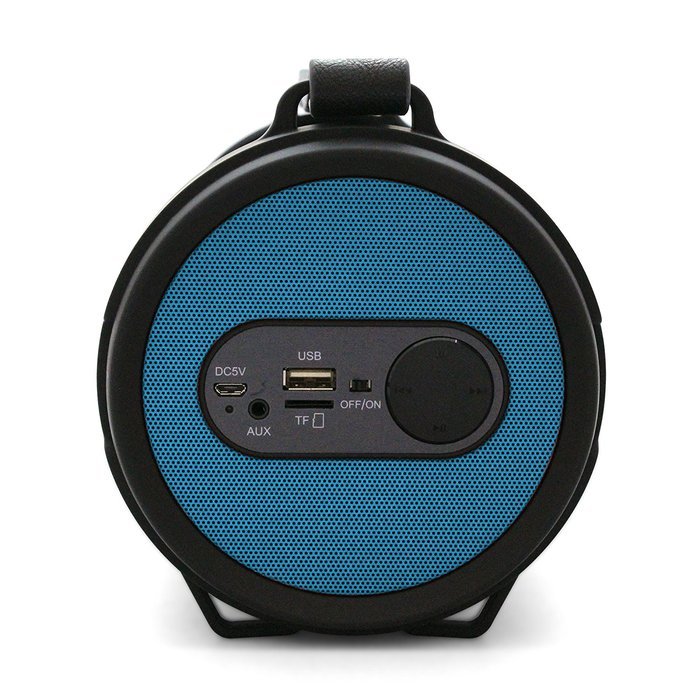 Tyler Portable Wireless Bluetooth Speaker TWS403-BL, Indoor/Outdoor 2.1 Hi-Fi Stereo Cylinder Loud Speaker, with... N2