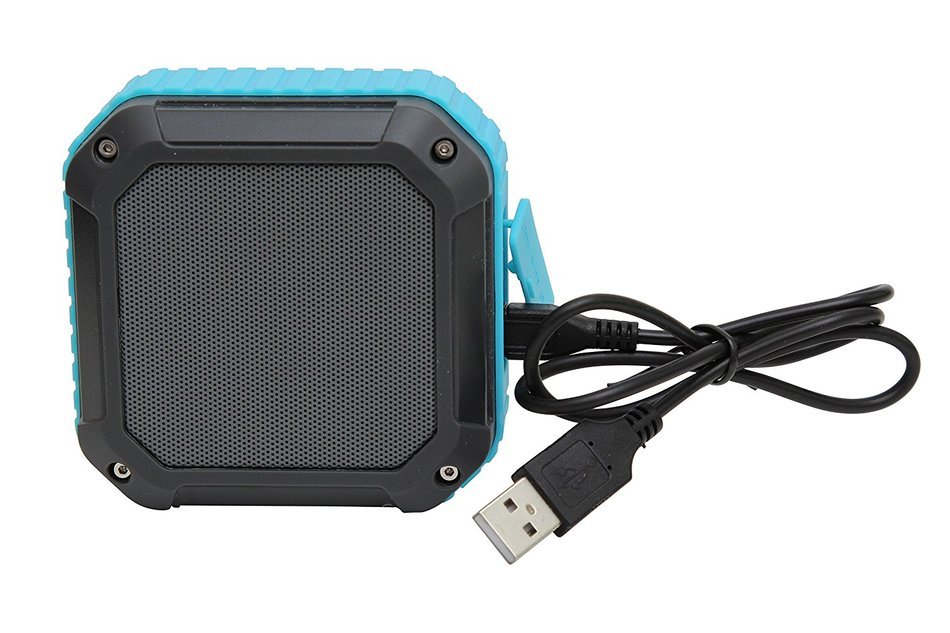 SoundPlus S100 Portable Outdoor Bluetooth 4.0 Waterproof Speaker &ndash; 5V 800mAh Battery Delivers 8-Hour Play Time... N5