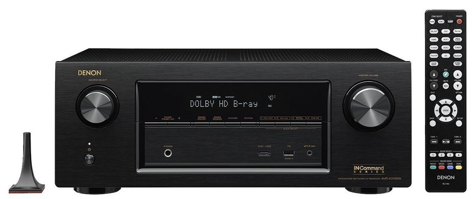 Denon AVR-X3100W 7.2 Channel Full 4K Ultra HD A/V Receiver with Bluetooth and Wi-Fi + Klipsch HDT-600 Home Theater... N2