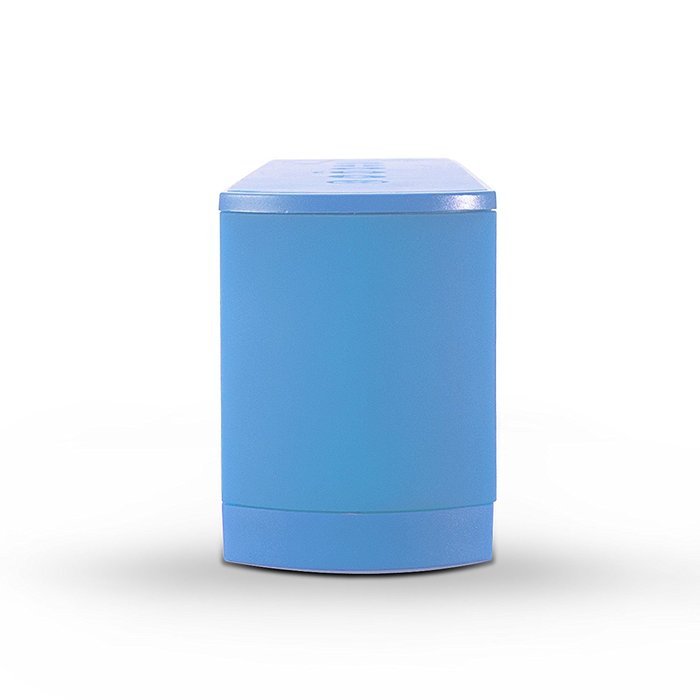 iLuv Rechargeable Splash-resistant Stereo Bluetooth Speaker with Jump-Start Technology-Blue N3