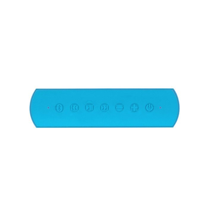iLuv Rechargeable Splash-resistant Stereo Bluetooth Speaker with Jump-Start Technology-Blue N7