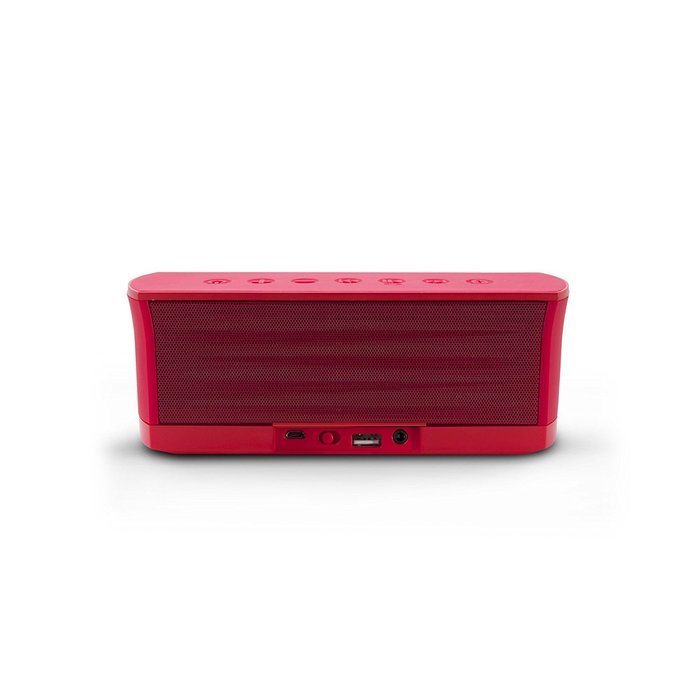 iLuv Rechargeable Splash-resistant Stereo Bluetooth Speaker with Jump-Start Technology-Blue N13