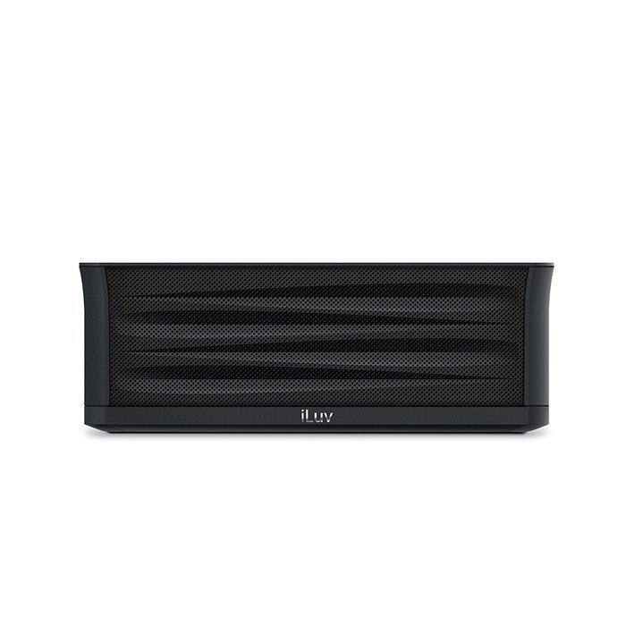 iLuv Rechargeable Splash-resistant Stereo Bluetooth Speaker with Jump-Start Technology-Blue N20
