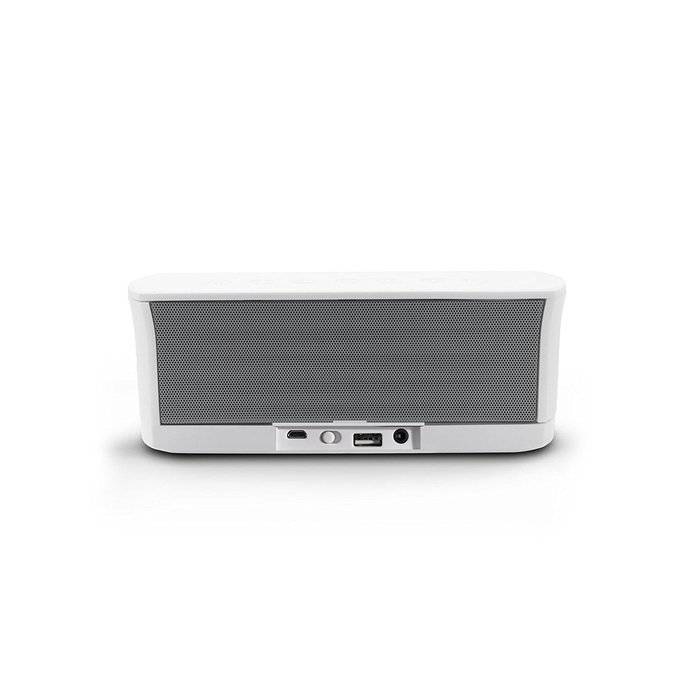 iLuv Rechargeable Splash-resistant Stereo Bluetooth Speaker with Jump-Start Technology-Blue N27