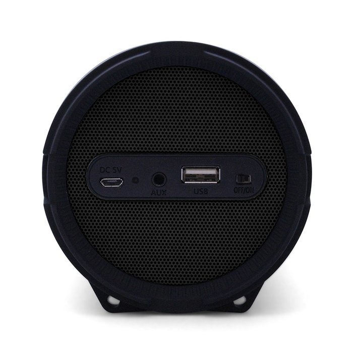Tyler Portable Wireless Bluetooth Speaker TWS402-BK, Indoor/Outdoor 2.1 Hi-Fi Stereo Cylinder Loud Speaker, with... N2