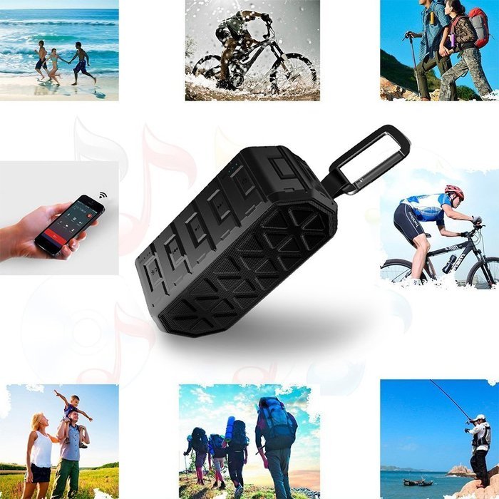 ZANYA Outdoor Speakers, Best Portable IPX6 waterproof Bluetooth 4.0 Speakers Outdoor Sport/Shower Wireless Speaker... N6