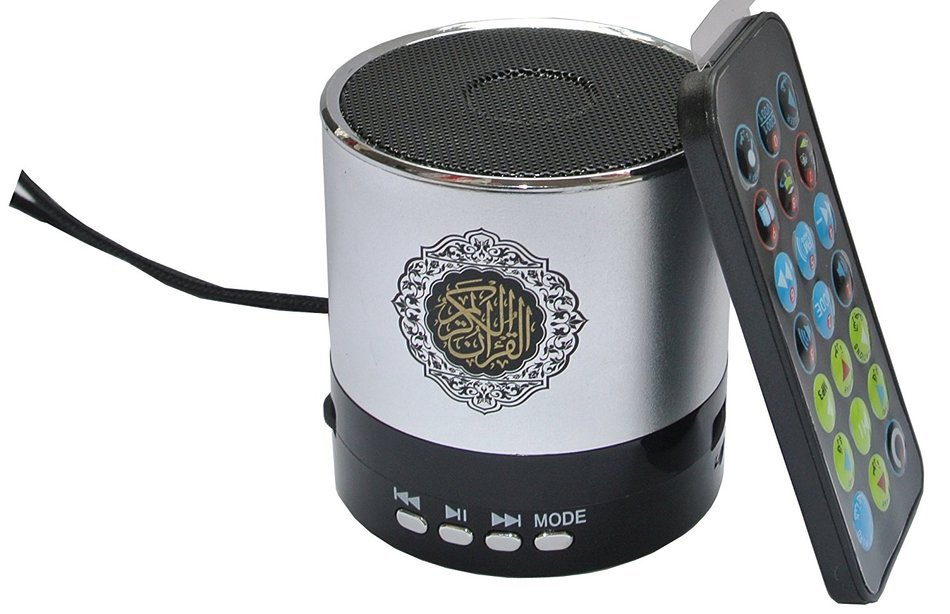 Quran Speaker &ndash;Arabic English Mp3 Audio Digital Display 8gb Hd Quality Speaker with Remote Control -35 Recitations...