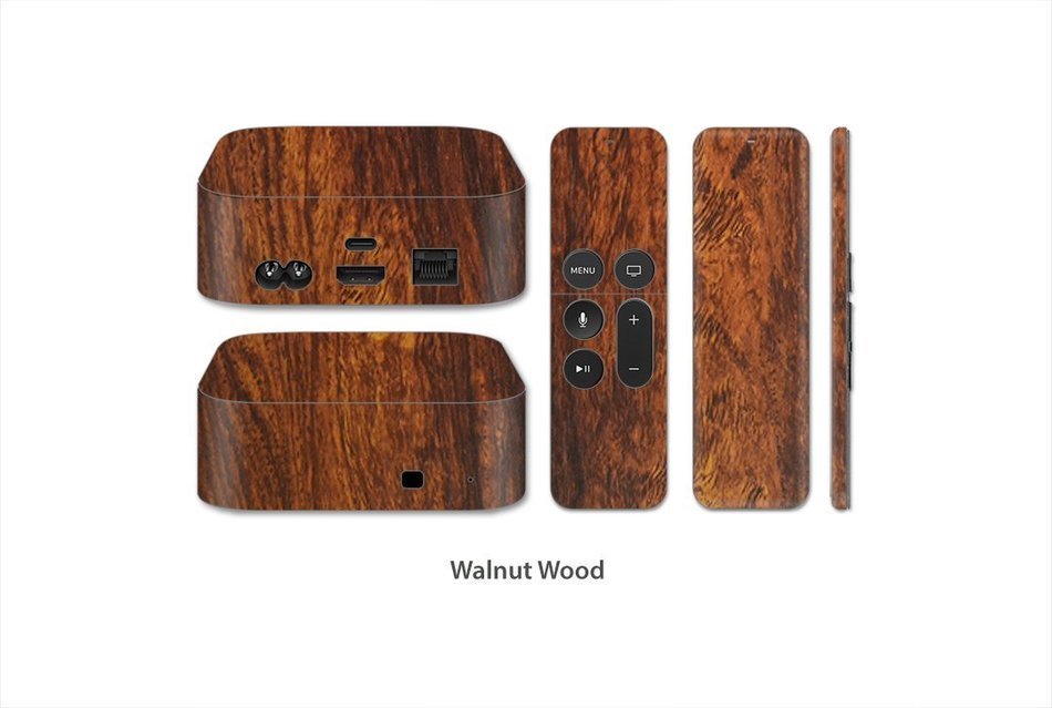 Stickerboy Wood Series Skin/Sticker/Decal for Apple TV 4th Gen (Mahogany) N3