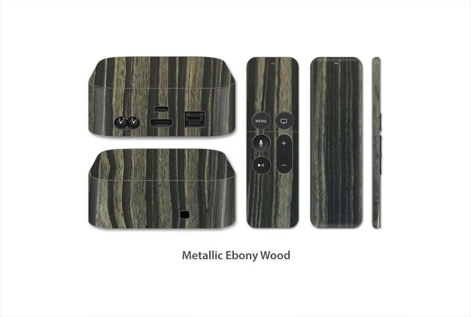 Stickerboy Wood Series Skin/Sticker/Decal for Apple TV 4th Gen (Mahogany) N7