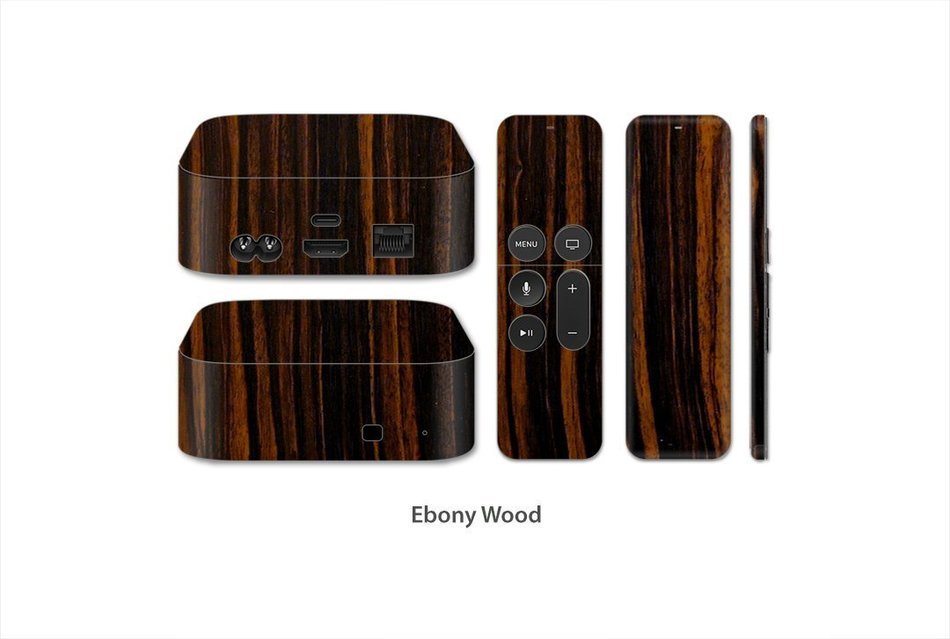 Stickerboy Wood Series Skin/Sticker/Decal for Apple TV 4th Gen (Mahogany) N8