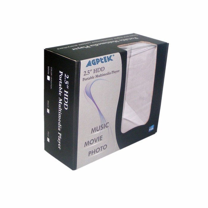 AGPtEK HD 1080P Media Player With AV Outputs Support Sd Cards & USB Readers & SATA, Portable HDMI Hard Disk Players... N6