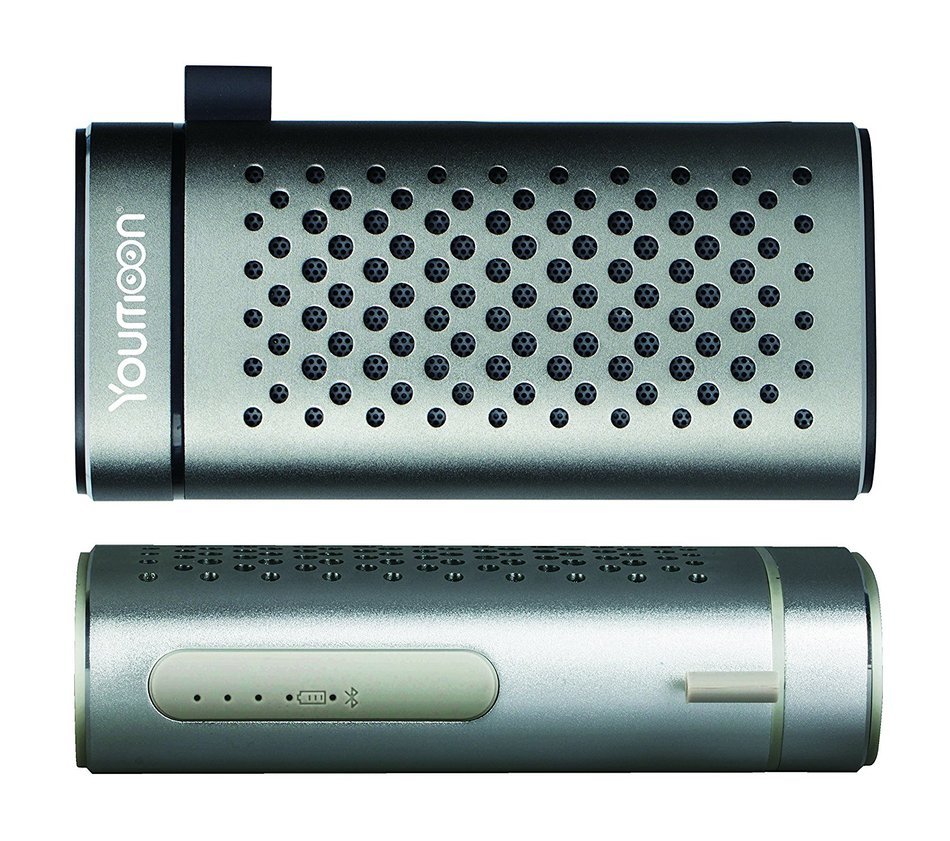 Youmoon Portable Wireless Bluetooth Speaker YM372 + Microphone Samsung POWER BANK 4400 mah with 20 Hour Playtime... N2